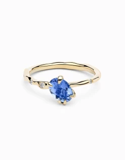 Anell Blue Sapphire Romance · Or Groc