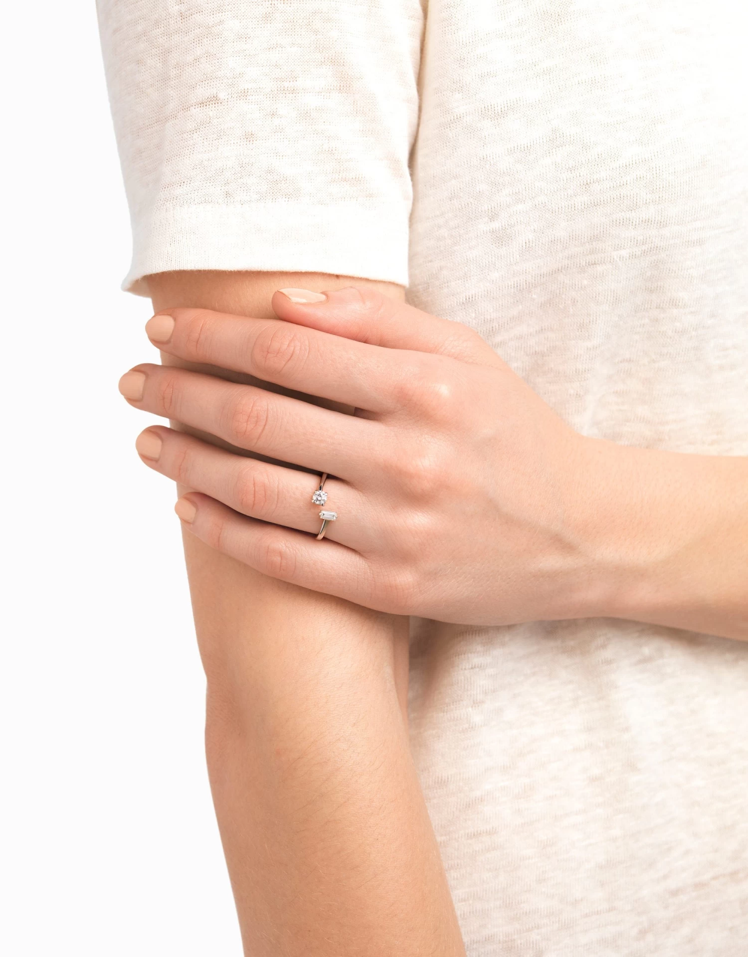 Anell Open 路 0,45ct - Image 2