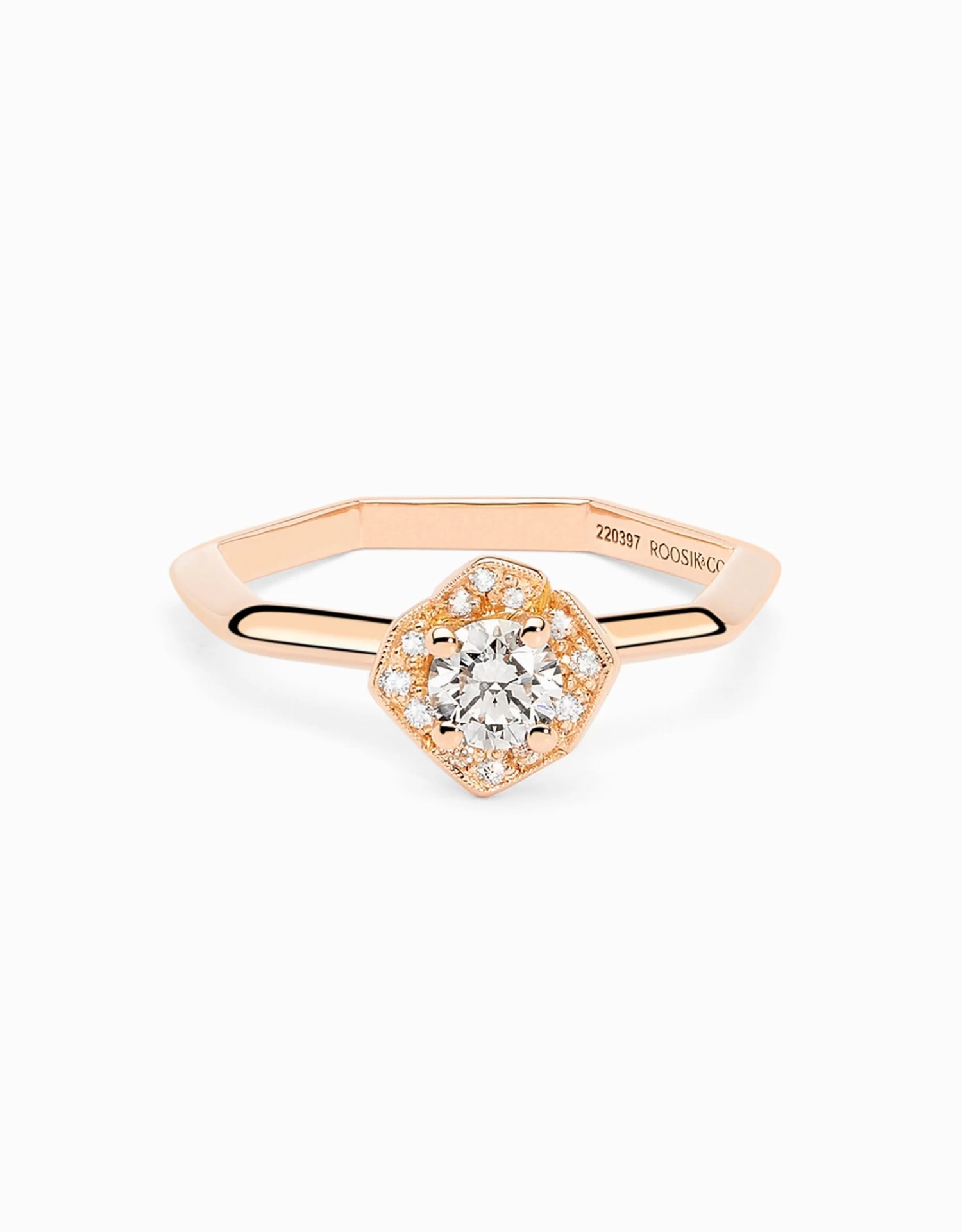 Anell Rose Diamond 0,30ct 路 Diamant