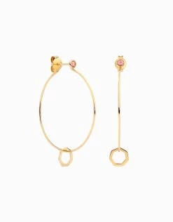 Arracades D'aro Swing · Turmalina