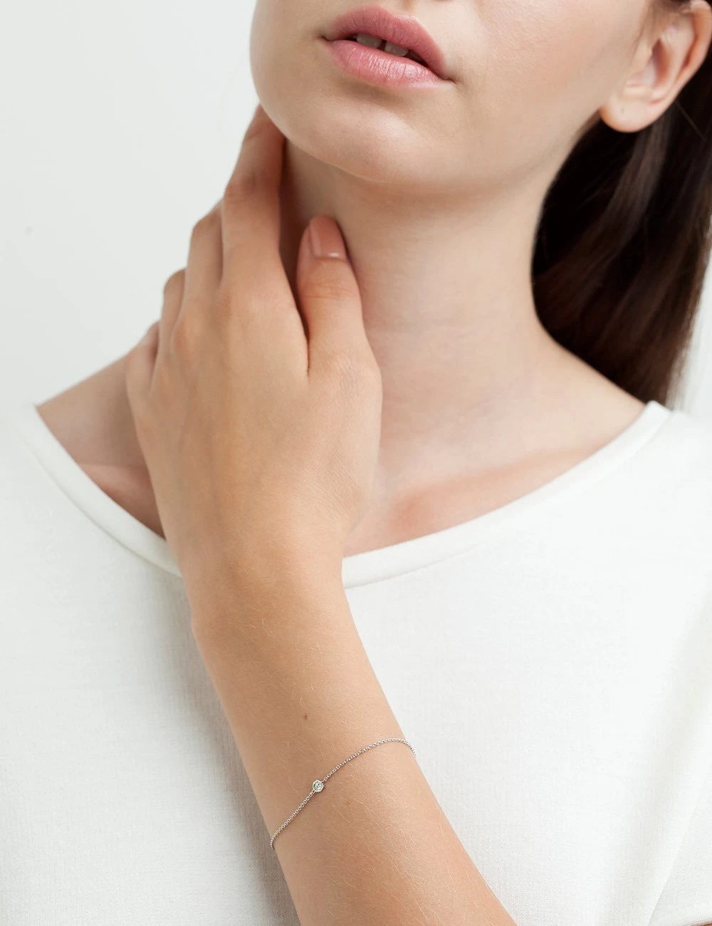 Polsera Diamond 路 Or Blanc - Image 2