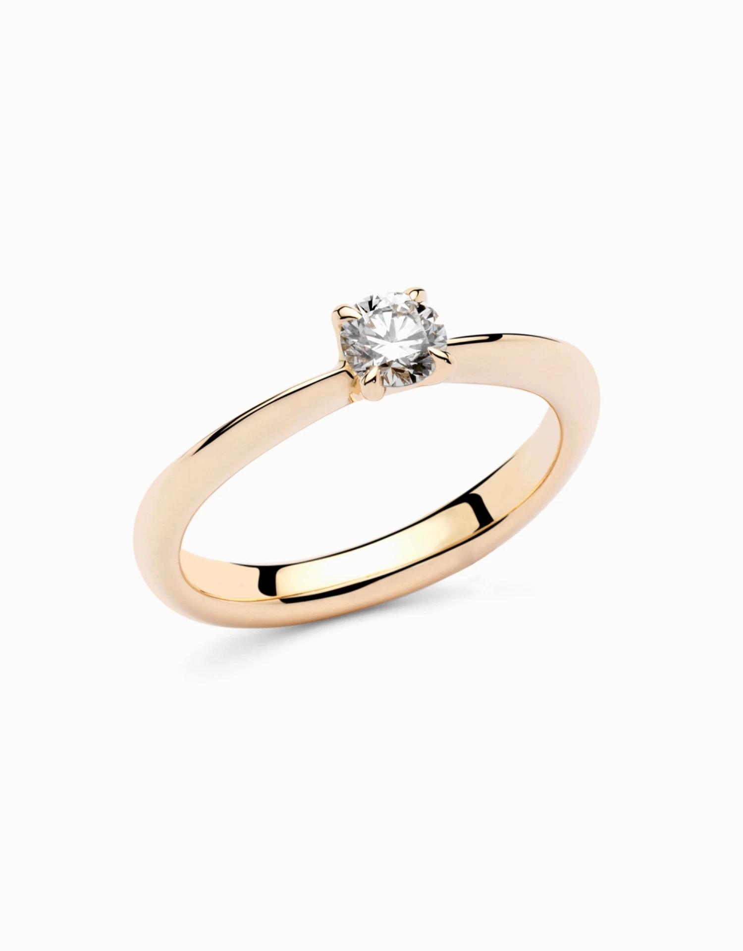 Anell De Comprom铆s Slim Gold 路 0,30ct - Image 3