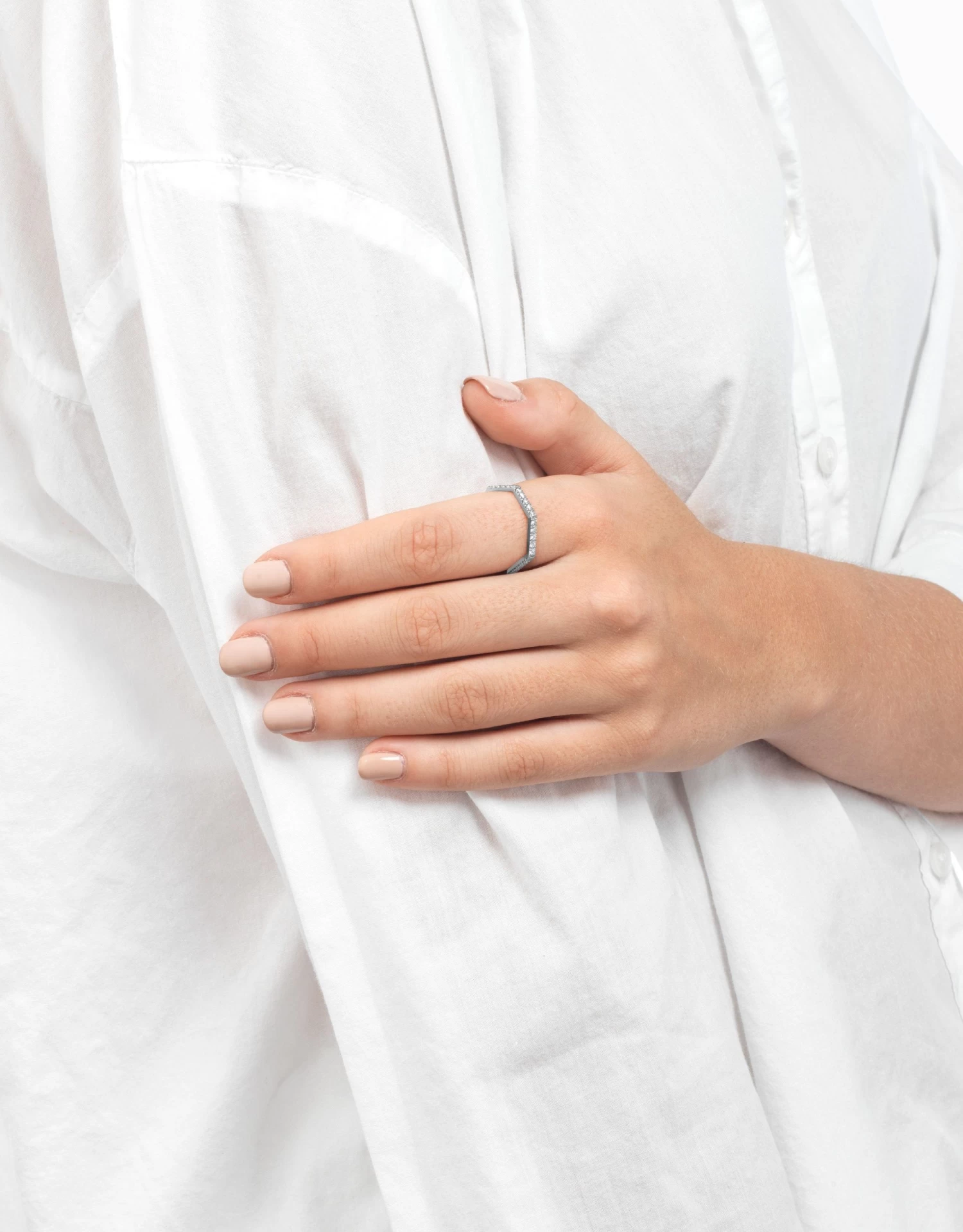 Anell Desire · Diamants & Or Blanc - Image 2