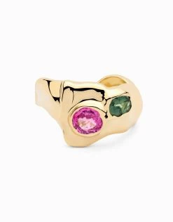 Anell Dune · Safirs Verd I Rosa