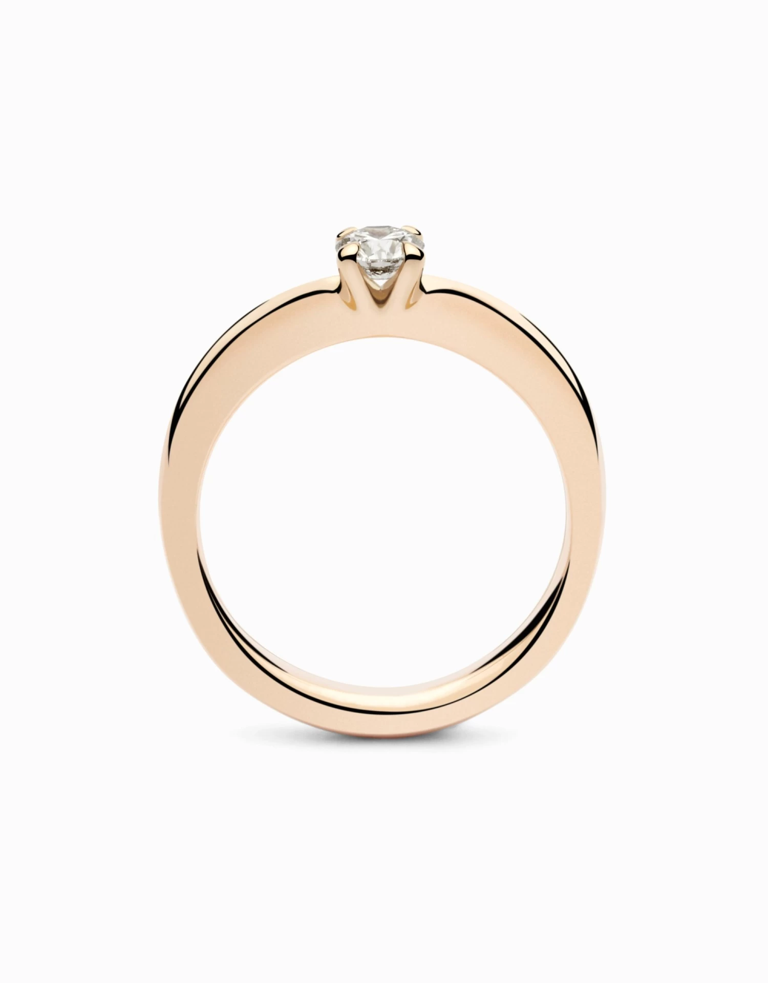 Anell De Comprom铆s Slim Rose 路 0,25ct - Image 3