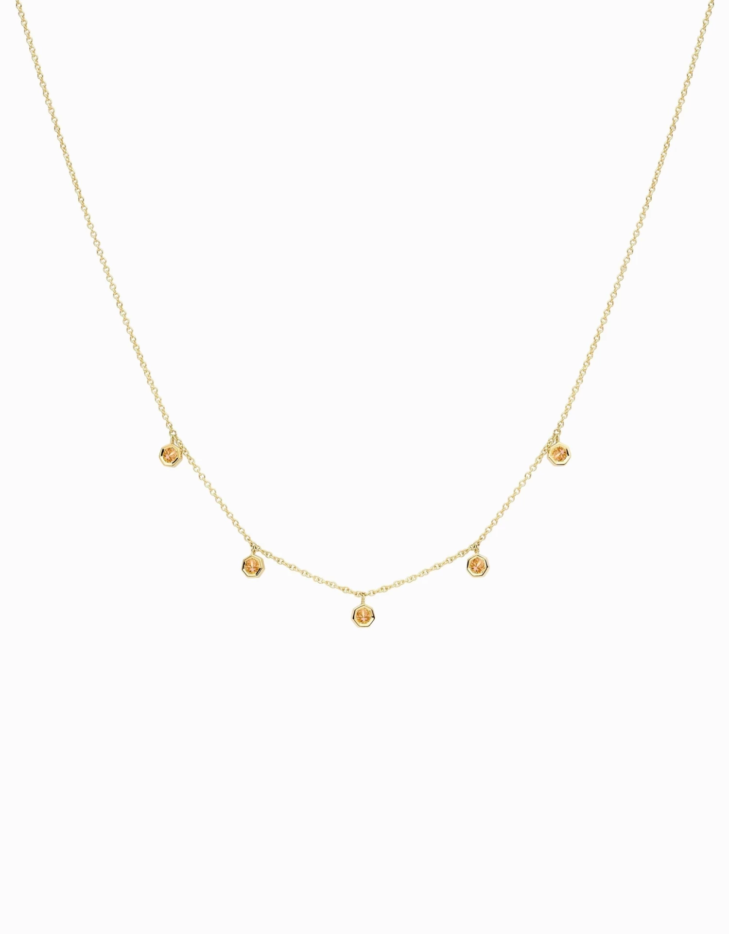 Collaret Golden V 路 Safir Groc