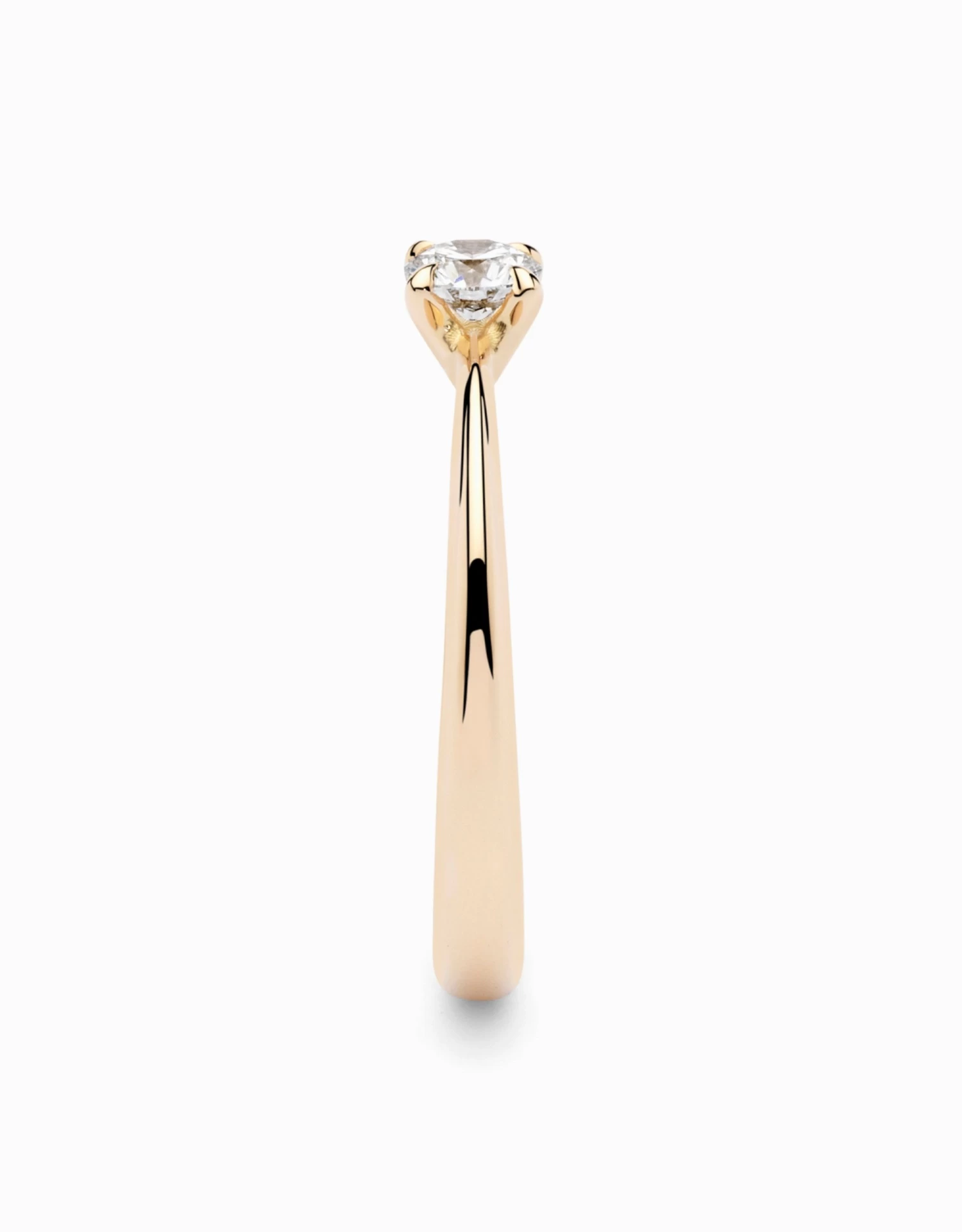 Anell De Comprom铆s Slim Gold 路 0,30ct - Image 5