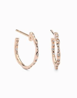 Arracades D'aro Nature Rose