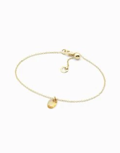 Polsera Leaf · Safir Groc