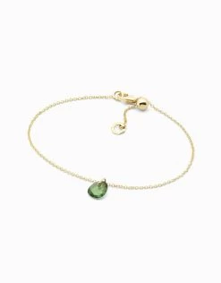 Polsera Leaf · Granat Verd