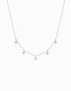 Collaret Lilium Or Blanc 路 Diamants