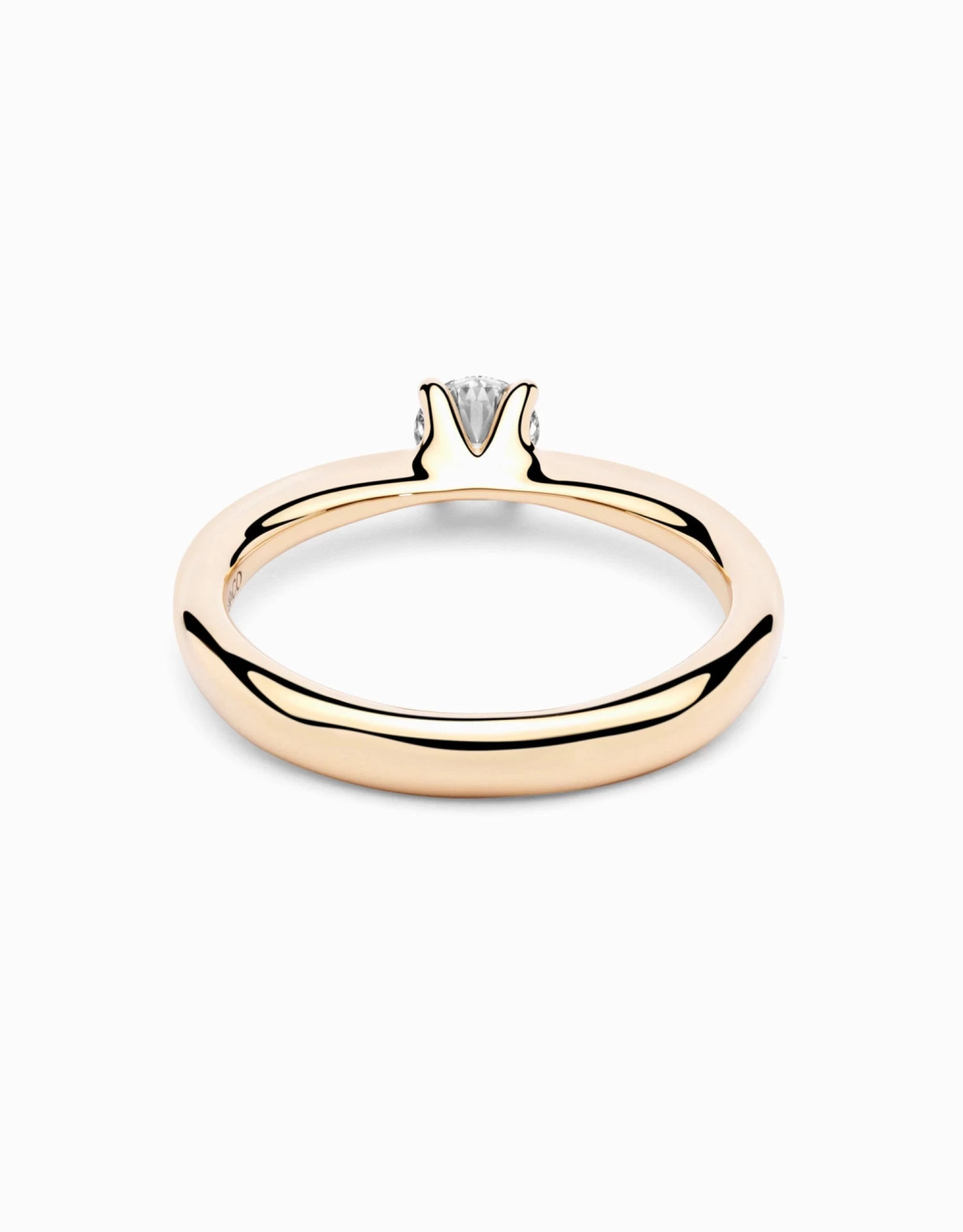 Anell De Comprom铆s Slim Gold 路 0,30ct - Image 4